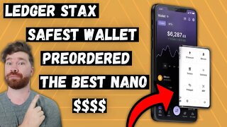 Ledger Stax, Why I PreOrdered! Better Than NANO X! This Is What Ledger Stax OFFERS