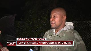 SUV crashes into Cleveland home