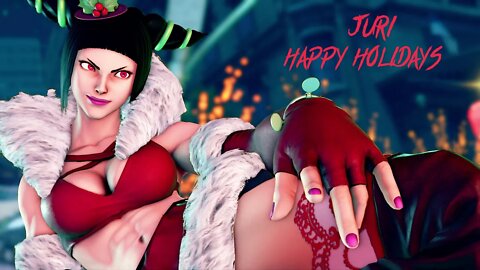 Street Fighter V Juri Happy Holidays Outfit