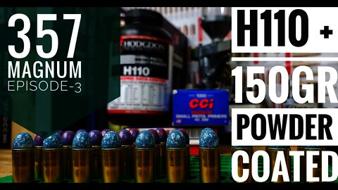 First Time Reloading 357 Magnum - Episode 3 - Cast 358150 + Hodgdon H110 + CCI #550 Magnum Primers