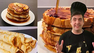 3 Sourdough Breakfast Classics | Pancakes | Waffles | Crepes