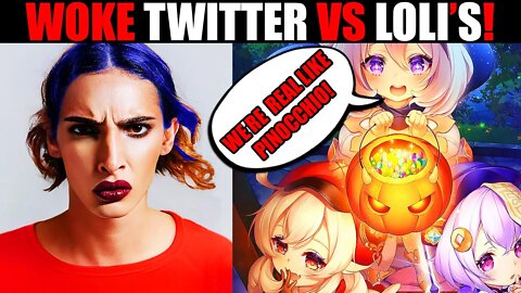 WOKE Twitter VS Genshin Impact ANIME LOLI'S! SJW'S Attacking Anime Fandom For REASONS! #Shorts