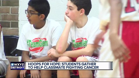 Bloomfield Hills students use basketball to rally around classmate Glenn Cabbell, who is fighting cancer