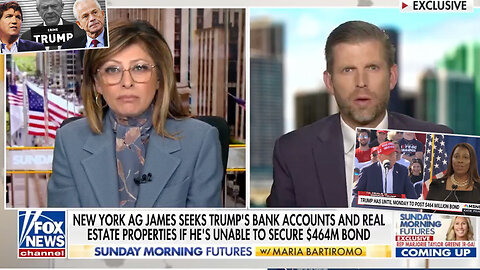 Eric Trump | Trump $464M Bond Updates!!! "They Are Trying to Put My Father Out of Business. They Are Making Him Do Something That Is Not Physically Impossible." + Trump & Navarro Updates + Action You Can Take Today?