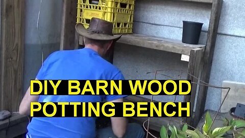 Awesome Solar Power & Building Potting Bench