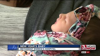 Methodist Women's Hospital welcomes baby two minutes into 2019