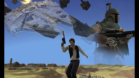 Star Wars Battlefront | Han Solo | Mos Eisley One Life Run | Elite Difficulty