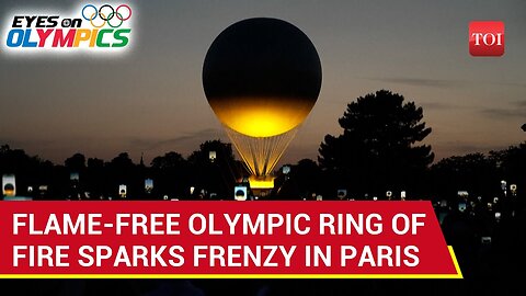 Paris 2024: First-Of-Its-Kind 'Flying' Olympic Cauldron Sparks Frenzy In France