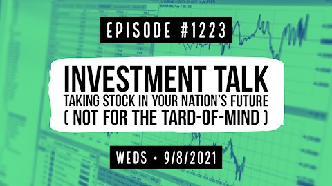 #1223 Investment Talk, Taking Stock In Your Nations Future (Not For The Tard-Of-Mind)