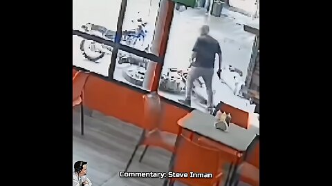 Armed robbers in Colombia thought they were getting away until security caught up with them