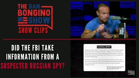Did the FBI take information from a suspected Russian spy?