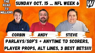 NFL Player Props, Parlays, Anytime TD Scorers, Alt Lines-Tips+Bets+Predictions & 3 NFL Best Bets