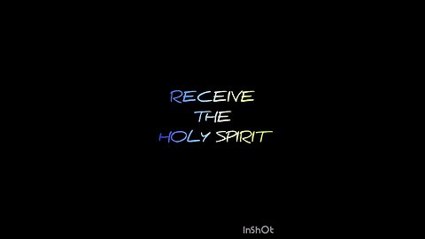 RECEIVE THE HOLY SPIRIT