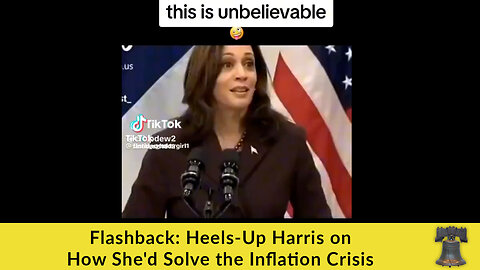 Flashback: Heels-Up Harris on How She'd Solve the Inflation Crisis