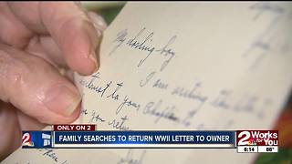 Family searches to return WWII letter to owner
