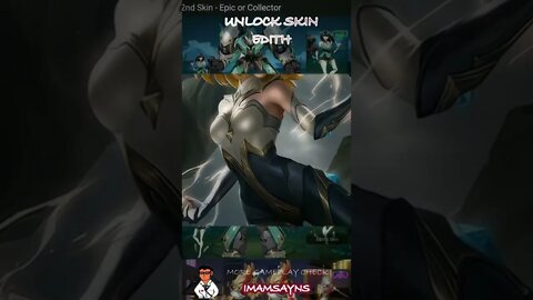 SKIN BARU EDITH #shorts #short #mobilelegends #mlbb #edithmobilelegends #tank #fyp #mm #roamers