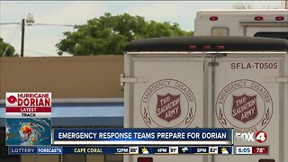 Emergency response teams prepare for Dorian