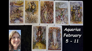 Aquarius: Making Room for the Good Stuff! February 5 11 ~ Mystic Amista Bennett Weekly Tarot