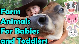 Learn Farm Animals//Read & Spell//Children!!!