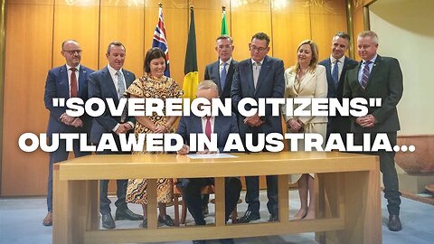 “Sovereign Citizen Law Reform” Is Apparently On The Way, Australia Has Fallen…