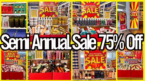 Bath & Body Works Semi Annual Sale 75% Off🛍️🏃🏽‍♀️75% Off Your Favorite Products🛍️🏃🏽‍♀️#shoppingvlog