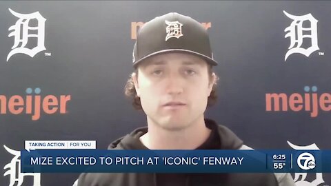 Casey Mize excited to pitch at 'iconic' Fenway Park