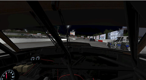 In-car cam Street Stocks at Nashville Fairgrounds on iRacing