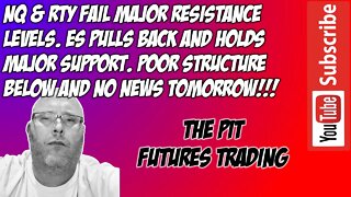 ES NQ GLOBEX Trade Plan - The Pit Futures Trading