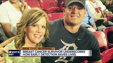 Breast cancer survivor underscores how early detection saves lives