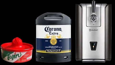 Perfectdraft Pro Corona Extra 4.5% ABV mixed with Tajin Mexican Classico Seasoning