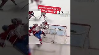 Can Goalies Hit Like THIS? 😂 Goalie WARNING: CONTAINS SKILLS you CAN'T IMAGINE! #shorts #hockey
