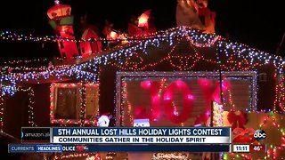 5th Annual Lost Hills Holiday Lights Contest