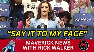 Kamala Harris Taunts Trump With "Say it To My Face" Jab | Maverick News Top Stories