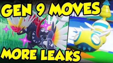 MORE POKEMON SCARLET AND VIOLET LEAKS! New Gen 9 Pokemon Moves and More!