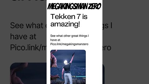 Tekken 7 is amazing! Linktr.ee/megakingsmanzero