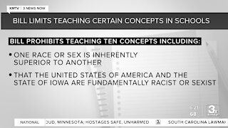 Iowa bill limits diversity training & teaching certain concepts about race and sex