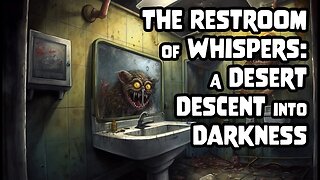 "The Restroom of Whispers: A Desert Descent into Darkness"