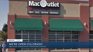 Mac Outlet consolidated stores. but they're still open