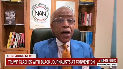 🚨 AL SHARPTON’S RIDICULOUS REACTION TO TRUMP AT NABJ