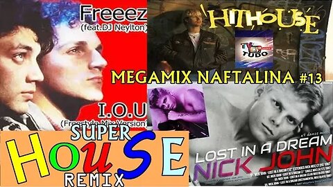 MEGAMIX NAFTALINA #13 SUPER HOUSE MIX DJ CASHBOX ANOS 80s