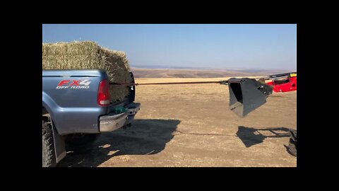 Big Bale Unload-this is how it's done!