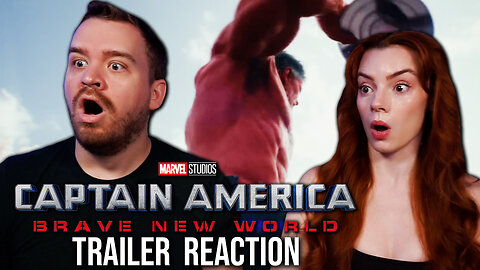 Seeing Red?! 👀 | Captain America: Brave New World Trailer Reaction | Marvel Cinematic Universe