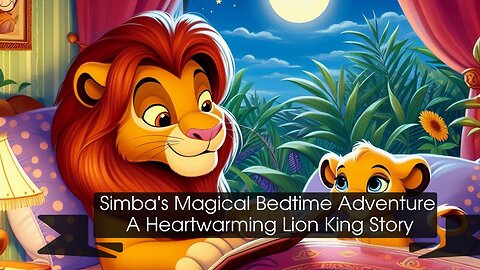 "Simba's Magical Bedtime Adventure: A Heartwarming Lion King Story"