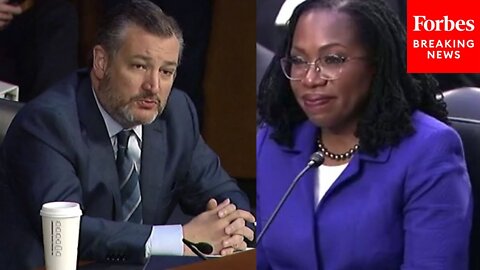 JUST IN: Ted Cruz Tells Ketanji Brown Bluntly That Tough GOP Questions Are 'Not About Race'