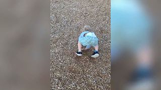 Dizzy Tot Goes For A Spin