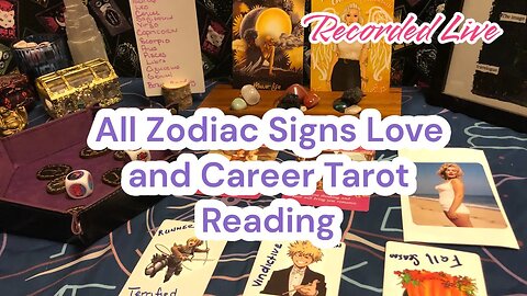 Midnight Tarotscope Love and Career Zodiac Reading-Week of Jan 9