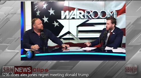 Does Alex Jones Really Regret Meeting Donald J. Trump?