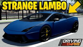 NEW STRANGE LAMBORGHINI in Driving Empire!