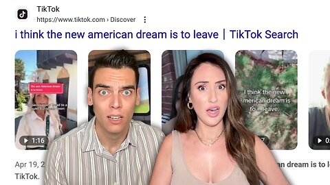 TikTokers now ABANDONING America (for most ABSURD reason) 😂
