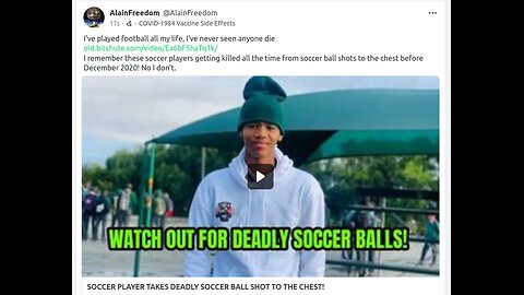 SOCCER PLAYER TAKES DEADLY SOCCER BALL SHOT TO THE CHEST!